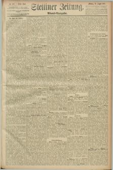 Stettiner Zeitung. 1889, Nr. 309 (26 August) - Abend-Ausgabe