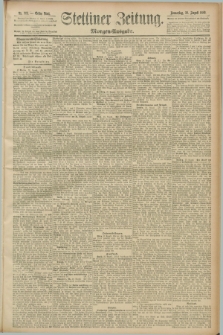 Stettiner Zeitung. 1889, Nr. 312 (29 August) - Morgen-Ausgabe