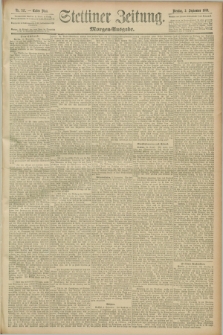 Stettiner Zeitung. 1889, Nr. 317 (3 September) - Morgen-Ausgabe