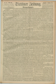 Stettiner Zeitung. 1889, Nr. 321 (7 September) - Morgen-Ausgabe
