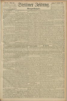 Stettiner Zeitung. 1889, Nr. 324 (10 September) - Morgen-Ausgabe