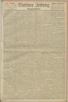 Stettiner Zeitung. 1889, Nr. 326 (12 September) - Morgen-Ausgabe