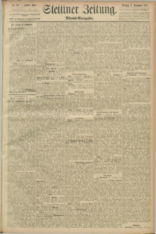 Stettiner Zeitung. 1889, Nr. 331 (17 September) - Abend-Ausgabe