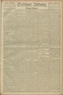 Stettiner Zeitung. 1889, Nr. 332 (18 September) - Morgen-Ausgabe