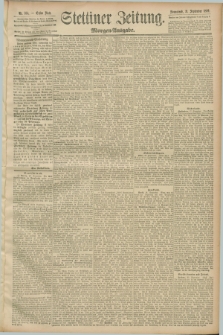 Stettiner Zeitung. 1889, Nr. 335 (21 September) - Morgen-Ausgabe