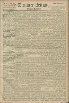 Stettiner Zeitung. 1889, Nr. 338 (24 September) - Morgen-Ausgabe
