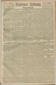 Stettiner Zeitung. 1889, Nr. 341 (27 September) - Morgen-Ausgabe