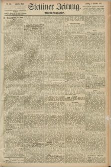 Stettiner Zeitung. 1889, Nr. 345 (1 Oktober) - Abend-Ausgabe