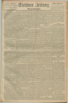 Stettiner Zeitung. 1889, Nr. 346 (2 Oktober) - Morgen-Ausgabe