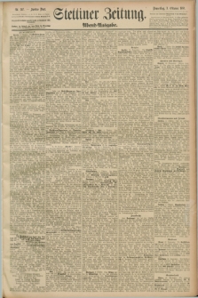 Stettiner Zeitung. 1889, Nr. 347 (3 Oktober) - Abend-Ausgabe