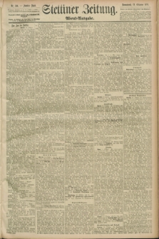 Stettiner Zeitung. 1889, Nr. 356 (12 Oktober) - Abend-Ausgabe