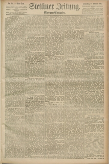 Stettiner Zeitung. 1889, Nr. 361 (17 Oktober) - Morgen-Ausgabe