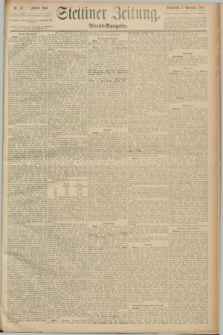Stettiner Zeitung. 1889, Nr. 377 (2 November) - Abend-Ausgabe