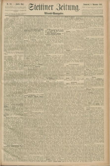 Stettiner Zeitung. 1889, Nr. 384 (9 November) - Abend-Ausgabe