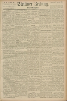 Stettiner Zeitung. 1889, Nr. 391 (16 November) - Abend-Ausgabe