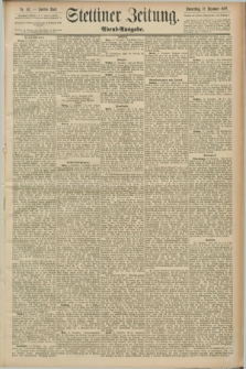 Stettiner Zeitung. 1889, Nr. 417 (12 Dezember) - Abend-Ausgabe