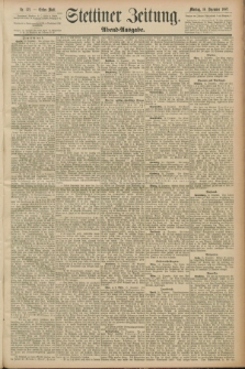 Stettiner Zeitung. 1889, Nr. 421 (16 Dezember) - Abend-Ausgabe