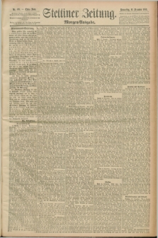 Stettiner Zeitung. 1889, Nr. 424 (19 Dezember) - Morgen-Ausgabe