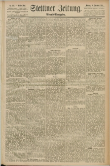 Stettiner Zeitung. 1889, Nr. 434 (30 Dezember) - Abend-Ausgabe