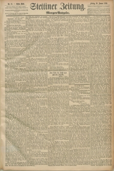 Stettiner Zeitung. 1890, Nr. 15 (10 Januar) - Morgen-Ausgabe