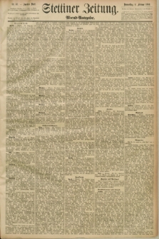 Stettiner Zeitung. 1890, Nr. 62 (6 Februar) - Abend-Ausgabe