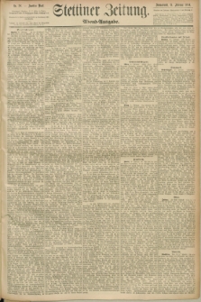 Stettiner Zeitung. 1890, Nr. 78 (15 Februar) - Abend-Ausgabe