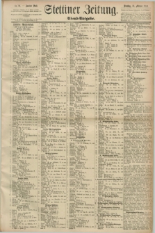 Stettiner Zeitung. 1890, Nr. 94 (25 Februar) - Abend-Ausgabe