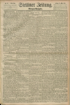 Stettiner Zeitung. 1890, Nr. 147 (28 März) - Morgen-Ausgabe
