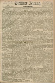 Stettiner Zeitung. 1890, Nr. 158 (3 April) - Abend-Ausgabe