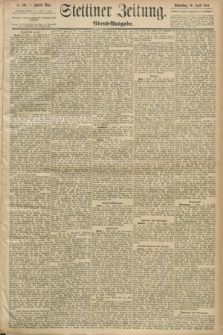 Stettiner Zeitung. 1890, Nr. 166 (10 April) - Abend-Ausgabe