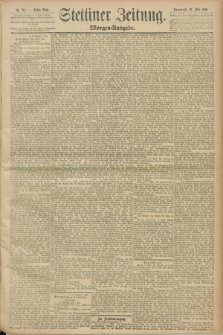 Stettiner Zeitung. 1890, Nr. 215 (10 Mai) - Morgen-Ausgabe