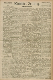 Stettiner Zeitung. 1890, Nr. 225 (17 Mai) - Morgen-Ausgabe