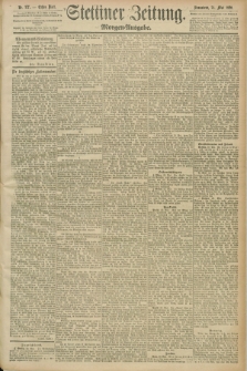 Stettiner Zeitung. 1890, Nr. 237 (24 Mai) - Morgen-Ausgabe