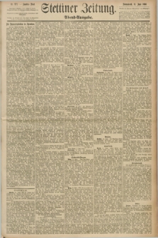 Stettiner Zeitung. 1890, Nr. 272 (14 Juni) - Abend-Ausgabe