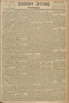 Stettiner Zeitung. 1890, Nr. 288 (24 Juni) - Abend-Ausgabe