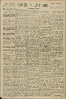 Stettiner Zeitung. 1890, Nr. 291 (26 Juni) - Morgen-Ausgabe