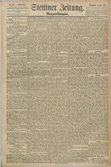 Stettiner Zeitung. 1890, Nr. 307 (5 Juli) - Morgen-Ausgabe