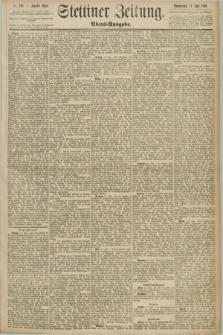 Stettiner Zeitung. 1890, Nr. 320 (12 Juli) - Abend-Ausgabe