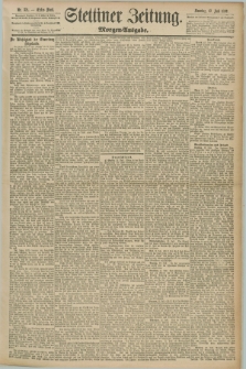 Stettiner Zeitung. 1890, Nr. 321 (13 Juli) - Morgen-Ausgabe