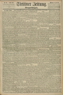 Stettiner Zeitung. 1890, Nr. 325 (16 Juli) - Morgen-Ausgabe