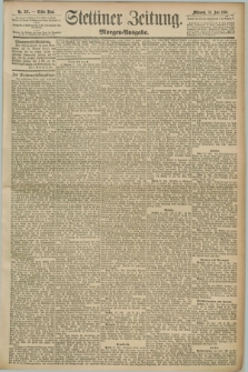 Stettiner Zeitung. 1890, Nr. 337 (23 Juli) - Morgen-Ausgabe