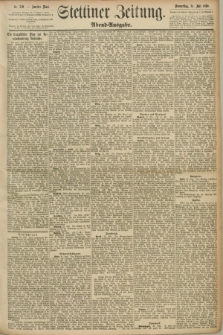 Stettiner Zeitung. 1890, Nr. 340 (24 Juli) - Abend-Ausgabe