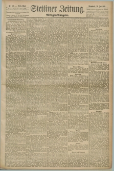 Stettiner Zeitung. 1890, Nr. 343 (26 Juli) - Morgen-Ausgabe