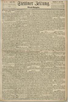 Stettiner Zeitung. 1890, Nr. 344 (26 Juli) - Abend-Ausgabe