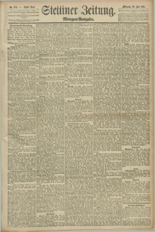 Stettiner Zeitung. 1890, Nr. 349 (30 Juli) - Morgen-Ausgabe