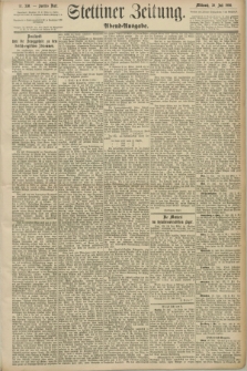 Stettiner Zeitung. 1890, Nr. 350 (30 Juli) - Abend-Ausgabe