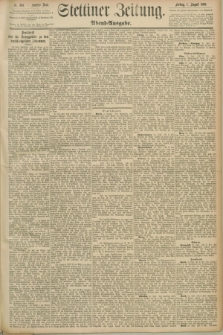 Stettiner Zeitung. 1890, Nr. 354 (1 August) - Abend Ausgabe