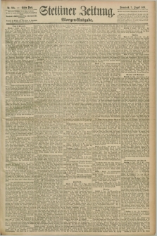 Stettiner Zeitung. 1890, Nr. 355 (2 August) - Morgen-Ausgabe