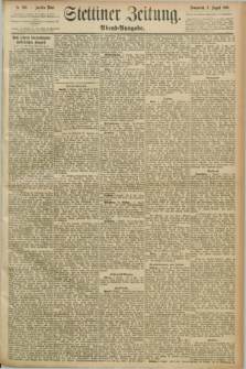 Stettiner Zeitung. 1890, Nr. 368 (9 August) - Abend-Ausgabe