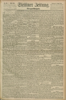 Stettiner Zeitung. 1890, Nr. 369 (10 August) - Morgen Ausgabe
